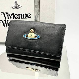 ヴィヴィアンウエストウッド(Vivienne Westwood)の【鑑定済】ヴィヴィアンウエストウッド 6連キーケース ブラック エマ オーブ(キーケース)