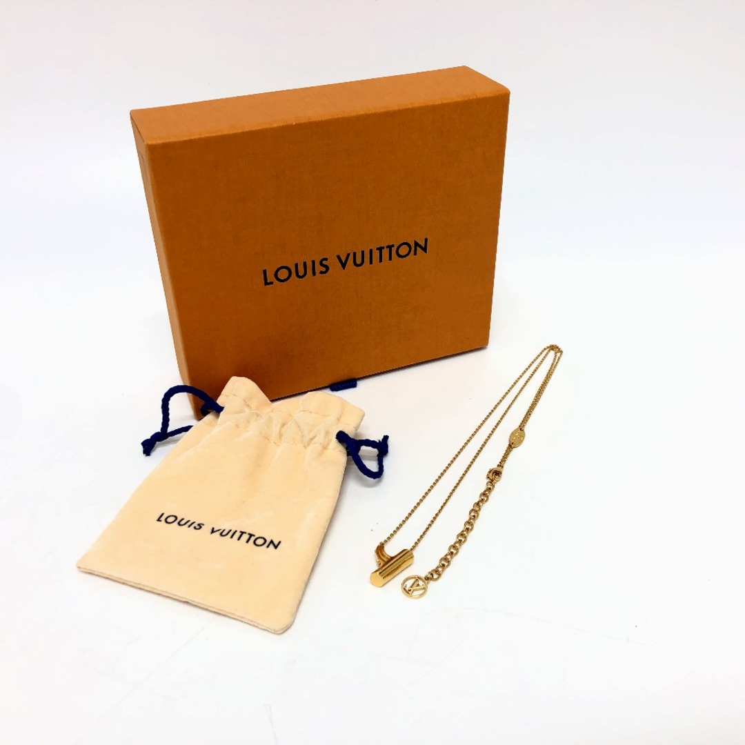 LOUIS VUITTON(ルイヴィトン)のルイヴィトン LOUIS VUITTON V&ME Y M61080 イニシャル ネックレス メタル ゴールド メンズのアクセサリー(ネックレス)の商品写真