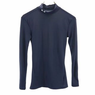 アンダーアーマー(UNDER ARMOUR)のアンダーアーマー トレーニング 半袖 アンダー シャツ SM ネイビー UNDER ARMOUR メンズ 古着 【240402】 メール便可(トレーニング用品)