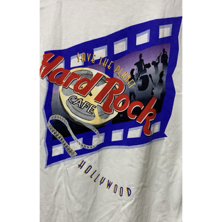 ハードロックカフェ(Hard Rock CAFE)のTシャツ 半袖 半袖Tシャツ ハードロックカフェ  90’s ハリウッド  レア(Tシャツ/カットソー(半袖/袖なし))