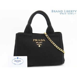 プラダ(PRADA)のレア美品プラダカナパ ミニ2WAY ミニハンドバッグショルダー トートバ(その他)