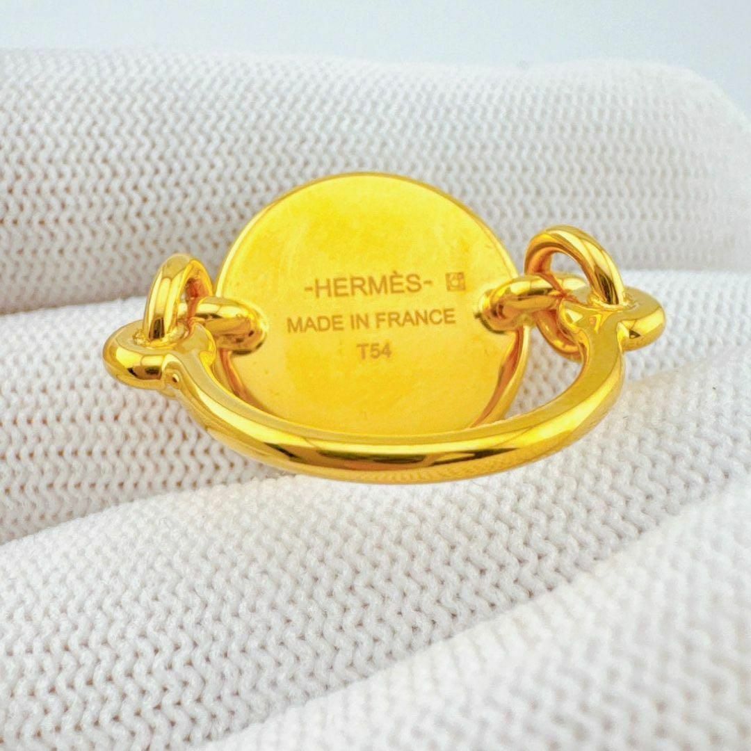 Hermes(エルメス)の高級◇エルメス/14号/エリタージュエケストル/PM/ゴールド/指輪/リング レディースのアクセサリー(リング(指輪))の商品写真