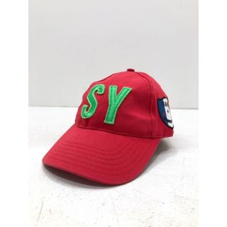 スウィートイヤーズ(SWEET YEARS)のSWEET YEARS(スウィート イヤーズ) SYロゴ 6パネル キャップ 帽子 レッド 【C1077-007】(キャップ)