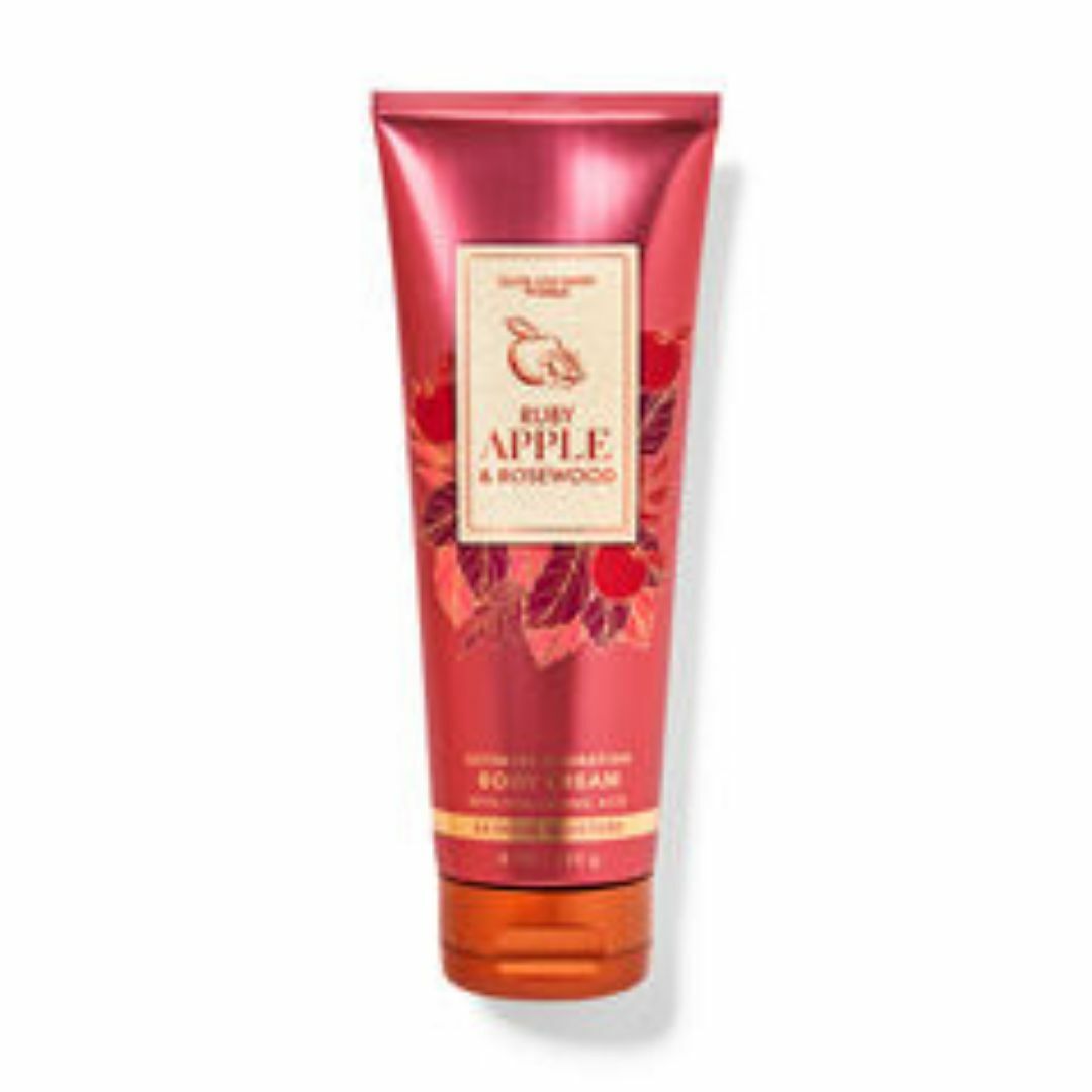 Bath & Body Works(バスアンドボディーワークス)のBB0191 RUBY APPLE & ROSEWOOD Body Cream コスメ/美容のボディケア(ボディクリーム)の商品写真