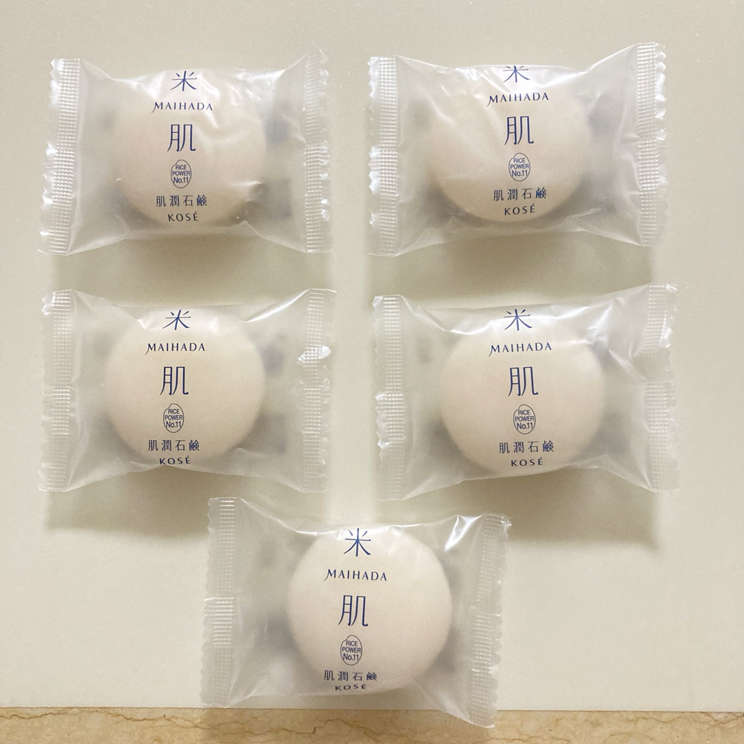 KOSE(コーセー)の米肌　肌潤石鹸15g×5 KOSE マイハダ コスメ/美容のスキンケア/基礎化粧品(洗顔料)の商品写真