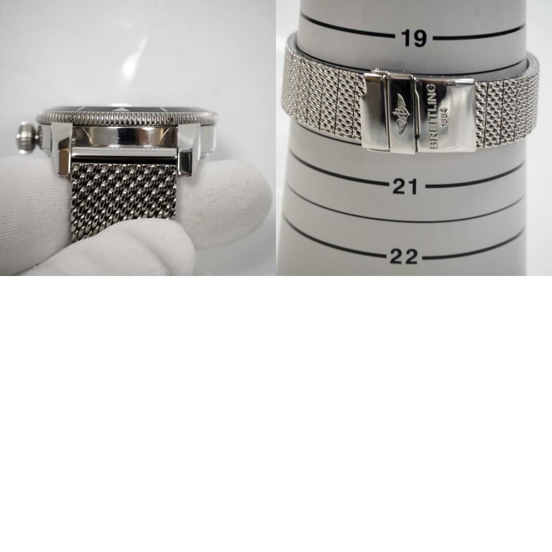 BREITLING(ブライトリング)のTh958961 ブライトリング スーパーオーシャン ヘリテージ38 A37320 腕時計 自動巻き ブラック文字盤 SS スモールセコンド デイト BREITLING 中古 メンズの時計(腕時計(アナログ))の商品写真