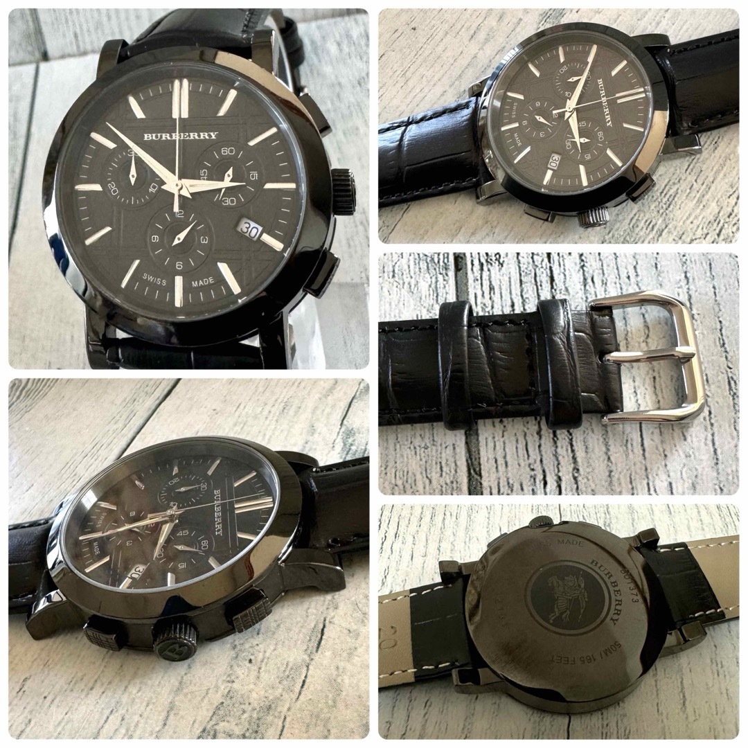 BURBERRY(バーバリー)の【美品】BURBERRY バーバリー 腕時計 BU1373 クロノグラフ メンズの時計(腕時計(アナログ))の商品写真