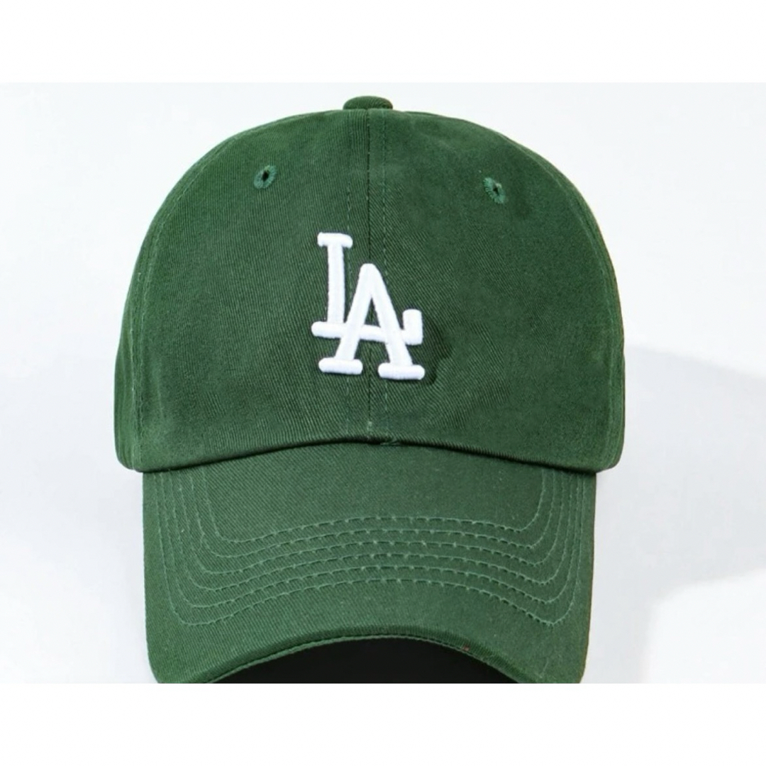 NEW ERA(ニューエラー)の『新品』ロサンゼルス　LA キャップグリーン メンズの帽子(キャップ)の商品写真