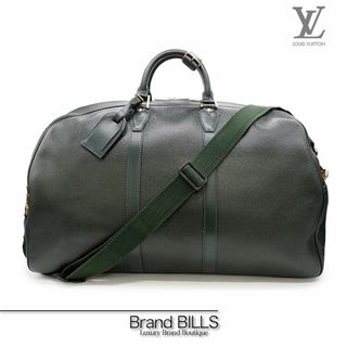 ルイヴィトン(LOUIS VUITTON)の美品 ルイヴィトン ケンダルGM ボストンバッグ トラベルバッグ 2way M30114 タイガ エピセア グリーン系 ゴールド金具(ボストンバッグ)