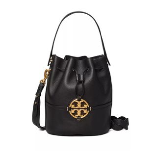 トリーバーチ(Tory Burch)の【日本未発売】 Tory Burch トリーバーチ ミラー バケット バッグ 黒(ショルダーバッグ)