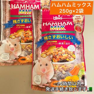 ×2袋　250g ハムハムMIX ハムスター　エサ　餌　えさ(ペットフード)