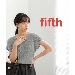 fifth - 【fifth】キャップスリーブニット / グレー