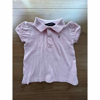 ポロラルフローレン(POLO RALPH LAUREN)のラルフローレン 半袖 キッズ ポロシャツ90 ピンク(Tシャツ/カットソー)