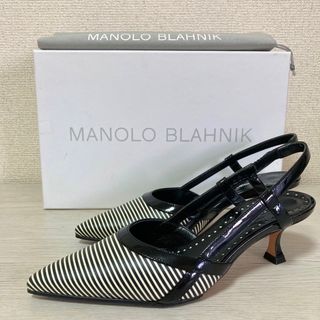 マノロブラニク(MANOLO BLAHNIK)の✨美品 定価13.2万 保存袋 箱付 マノロブラニク パンプス(ハイヒール/パンプス)