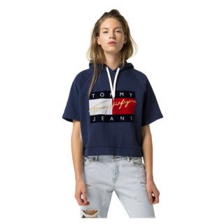 トミージーンズ(TOMMY JEANS)のTOMMY JEANS ワッペンパーカー フーディ スウェット(トレーナー/スウェット)