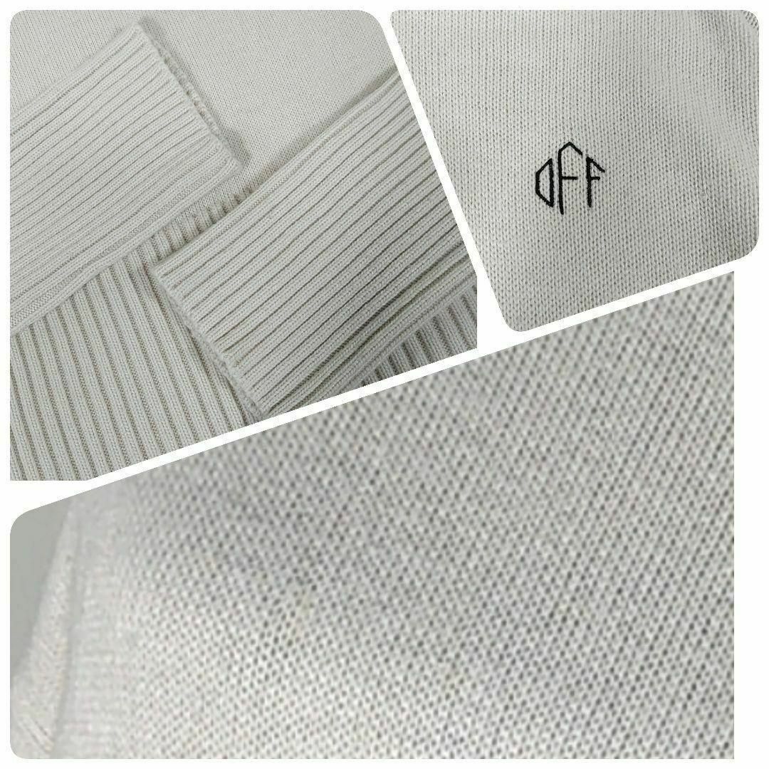OFF-WHITE(オフホワイト)のOFF-WHITE◎ニットセーター(S)タートルネック長袖 ロング丈 カシミヤ混 メンズのトップス(ニット/セーター)の商品写真