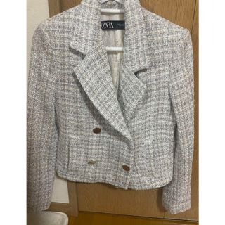 ZARA - 2022年FW ZARAの可愛いツイードジャケットです。