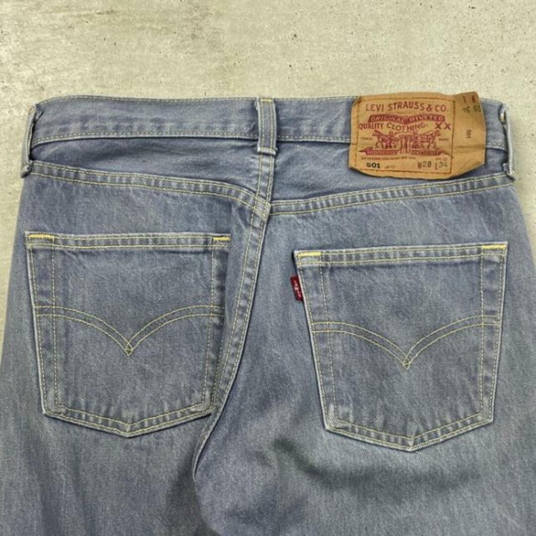 Levi's(リーバイス)のスペイン製 Levi's ユーロリーバイス 501 カラーデニムパンツ 先染め メンズW28 レディース メンズのパンツ(デニム/ジーンズ)の商品写真