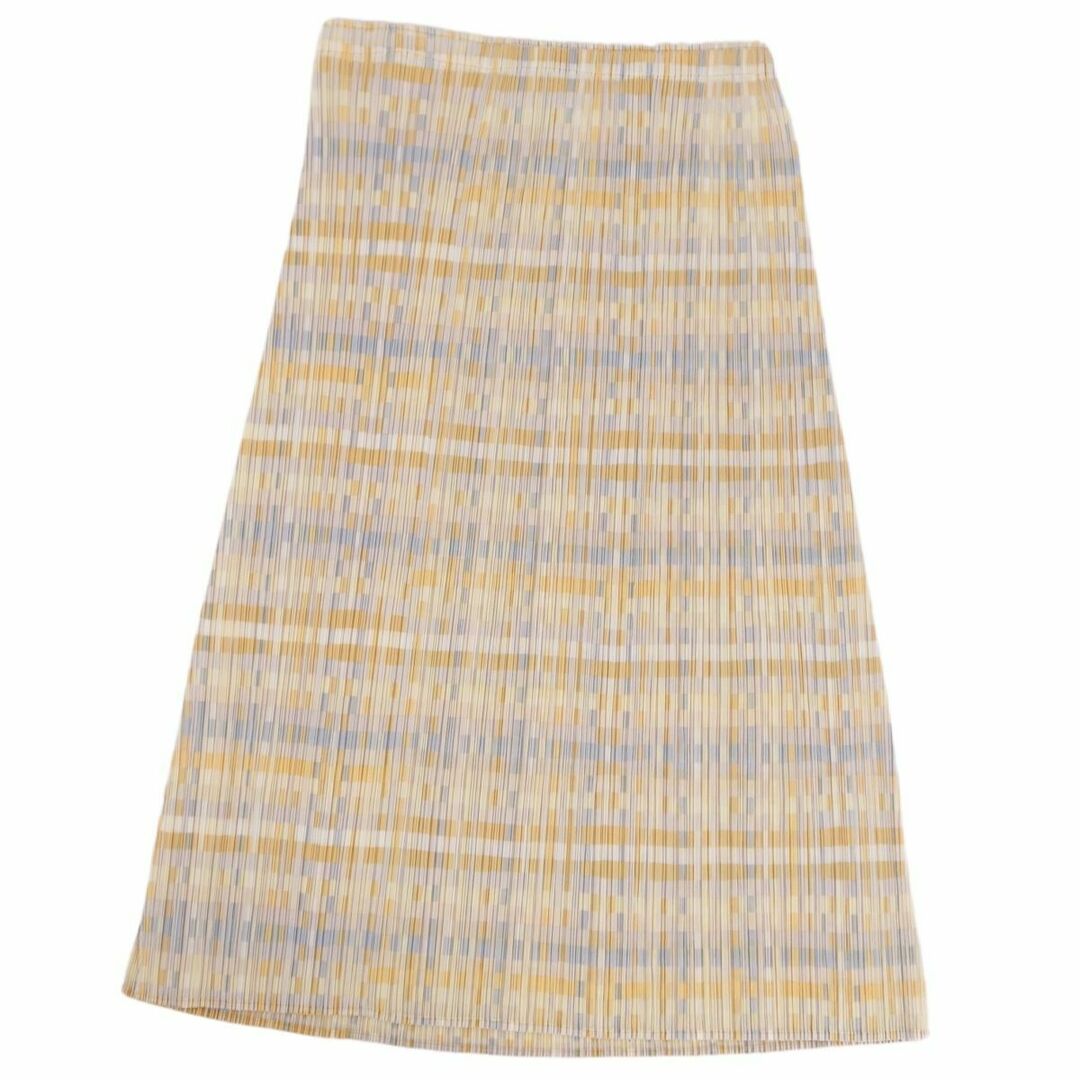 PLEATS PLEASE ISSEY MIYAKE(プリーツプリーズイッセイミヤケ)の美品 プリーツプリーズ イッセイミヤケ PLEATS PLEASE スカート 総柄 プリーツ ボトムス レディース 1(S相当) マルチカラー レディースのスカート(ひざ丈スカート)の商品写真