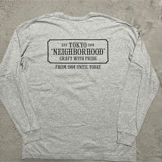 ネイバーフッド(NEIGHBORHOOD)のNEIGHBORHOOD BAR&SHIELD ロンt tシャツ　Logo L(Tシャツ/カットソー(七分/長袖))