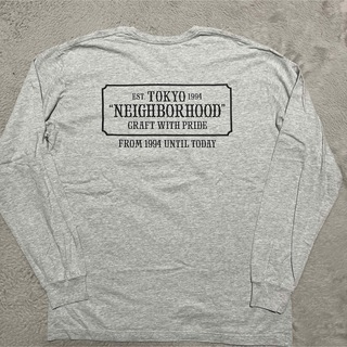 ネイバーフッド(NEIGHBORHOOD)のNEIGHBORHOOD BAR&SHIELD ロンt tシャツ　Logo L(Tシャツ/カットソー(七分/長袖))