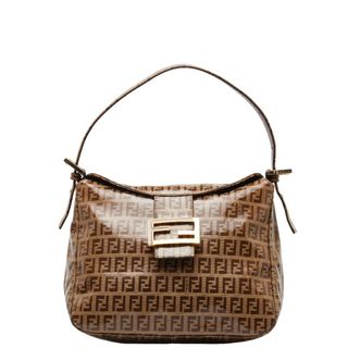 フェンディ(FENDI)のフェンディ ズッキーノ マンマバケット ハンドバッグ ワンショルダーバッグ 26426 ビニール レディース FENDI 【1-0141820】(ショルダーバッグ)