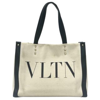 ヴァレンティノ(VALENTINO)のヴァレンティノ VALENTINO ハンドバッグ
 スタッズ VLTN ベージュ(ハンドバッグ)