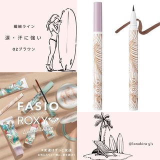 ロキシー(Roxy)のROXY ロキシー　ファシオ　限定コラボ　アイライナー　02 ブラウン(アイライナー)