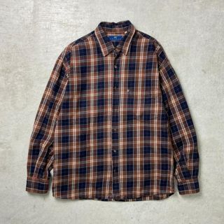 NEWMAN SHIRTS 長袖 ライトネルシャツ チェックシャツ メンズL相当(シャツ)