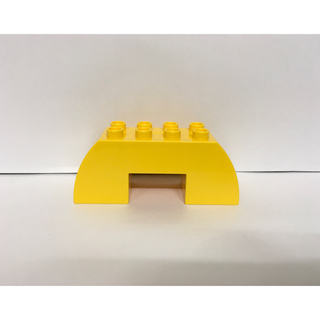 レゴデュプロ(レゴ デュプロ)のレゴ デュプロ 特殊 パーツ 2×4 変わった形 ブロック 黄色系 1個(積み木/ブロック)