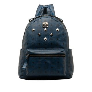 エムシーエム(MCM)のエム シー エム ヴィセトス ロゴグラム スタッズ リュック バックパック PVC レディース MCM 【1-0143362】(リュック/バックパック)