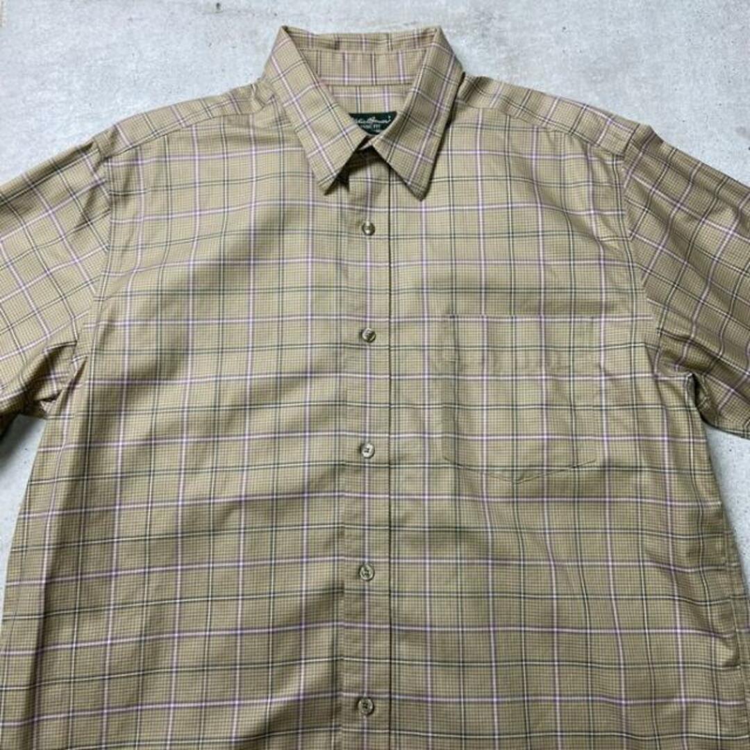 Eddie Bauer(エディーバウアー)のEddie Bauer エディーバウアー CLASSIC FIT 長袖チェックシャツ メンズL メンズのトップス(シャツ)の商品写真