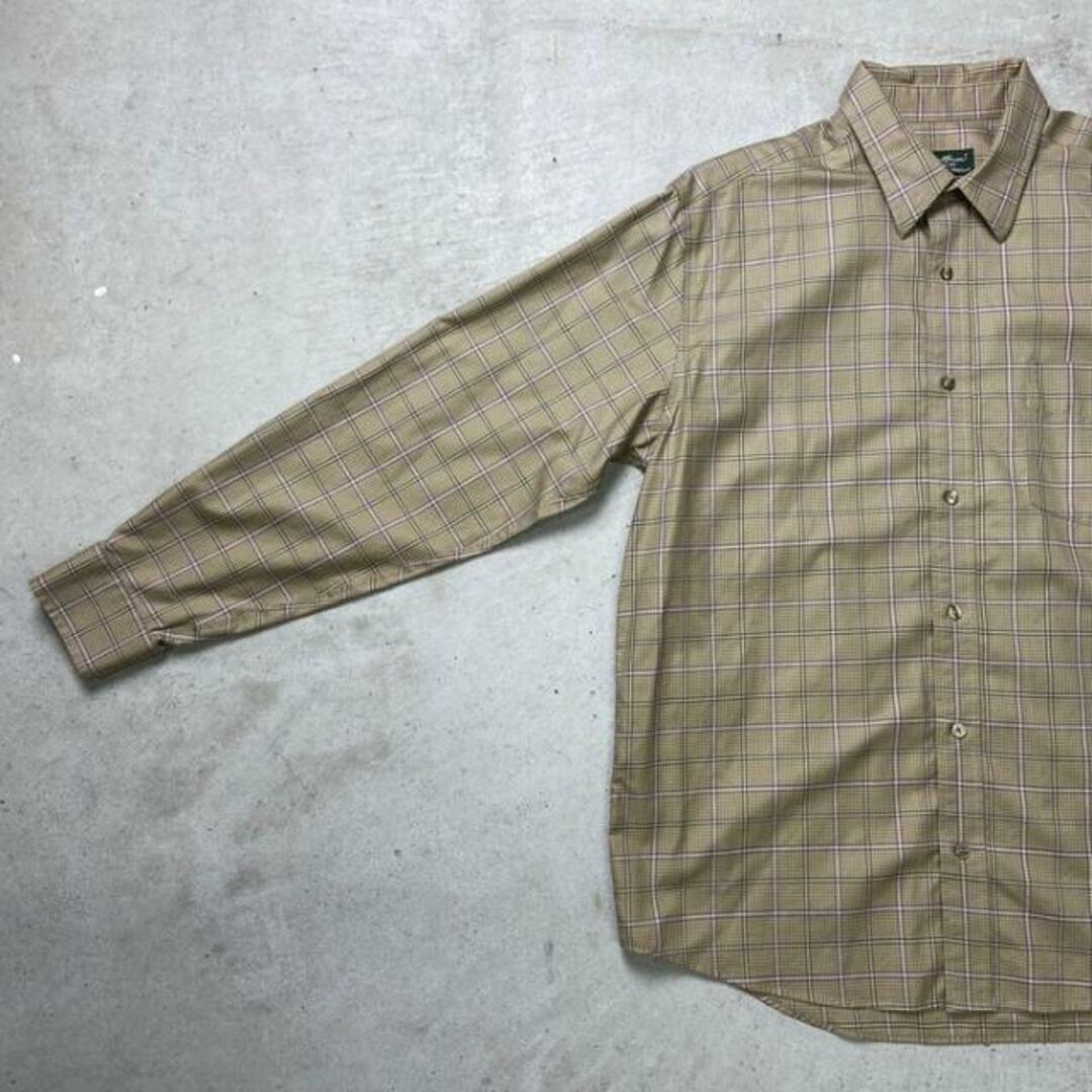 Eddie Bauer(エディーバウアー)のEddie Bauer エディーバウアー CLASSIC FIT 長袖チェックシャツ メンズL メンズのトップス(シャツ)の商品写真