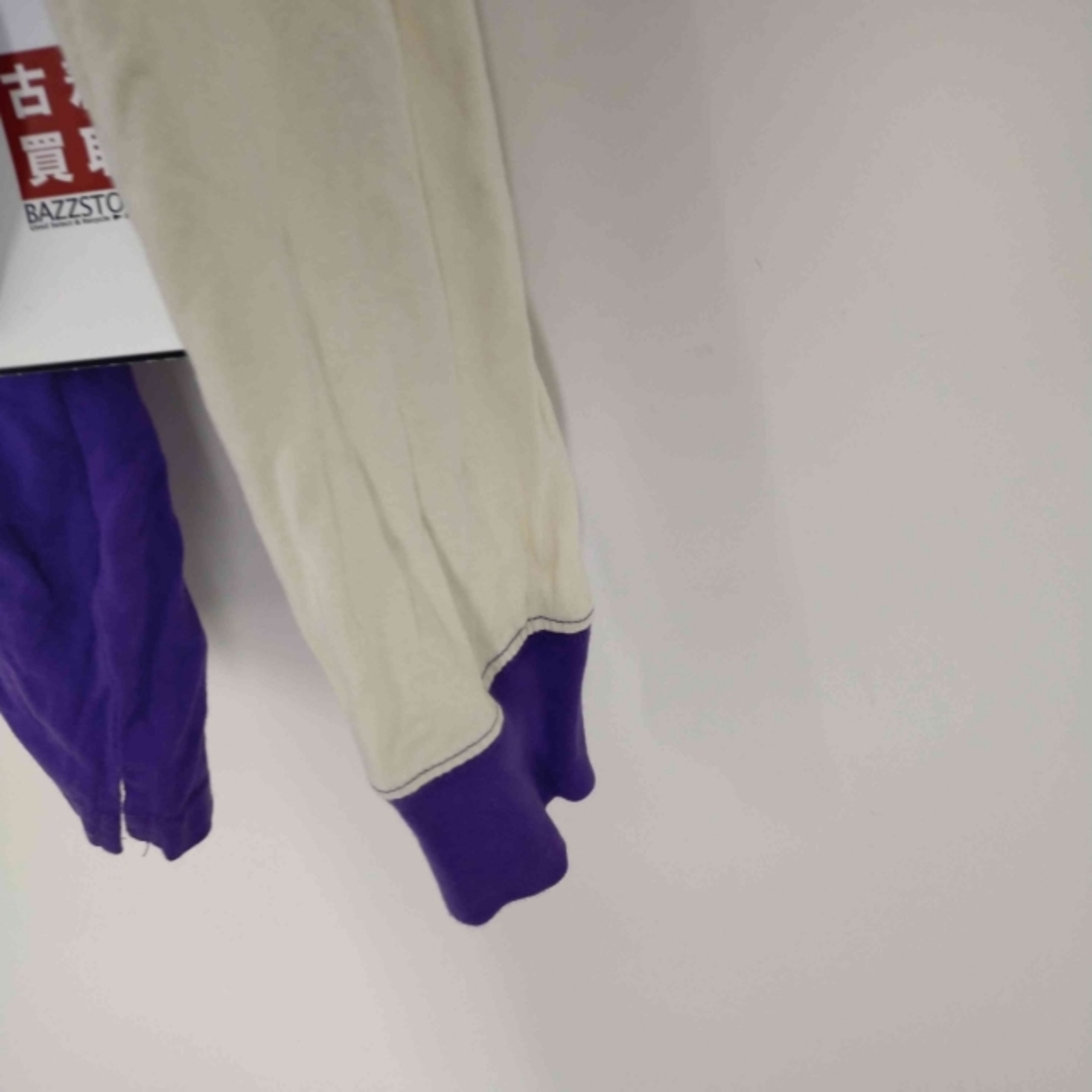 Purple&Yellow(パープルアンドイエロー) バイカラーロンT 刺繍ロゴ メンズのトップス(Tシャツ/カットソー(七分/長袖))の商品写真