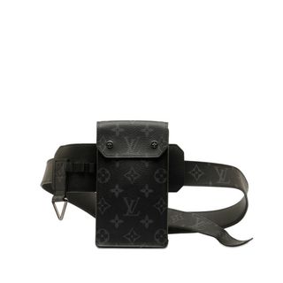 ルイヴィトン(LOUIS VUITTON)の美品 ルイ ヴィトン モノグラム エクリプス サンチュール ユーティリティー ウエストポーチ ボディバッグ M0235Q PVC メンズ LOUIS VUITTON 【222-43973】(ウエストポーチ)