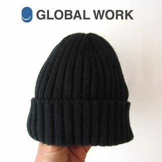 グローバルワーク(GLOBAL WORK)の美品　GLOBAL WORK／グローバルワーク★　ニットキャップ　ビーニー(ニット帽/ビーニー)
