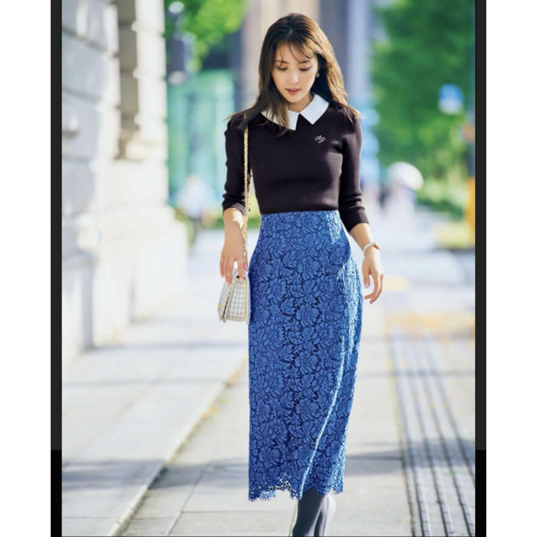 Mystrada(マイストラーダ)のArpege story♡レースタイトスカート レディースのスカート(ひざ丈スカート)の商品写真