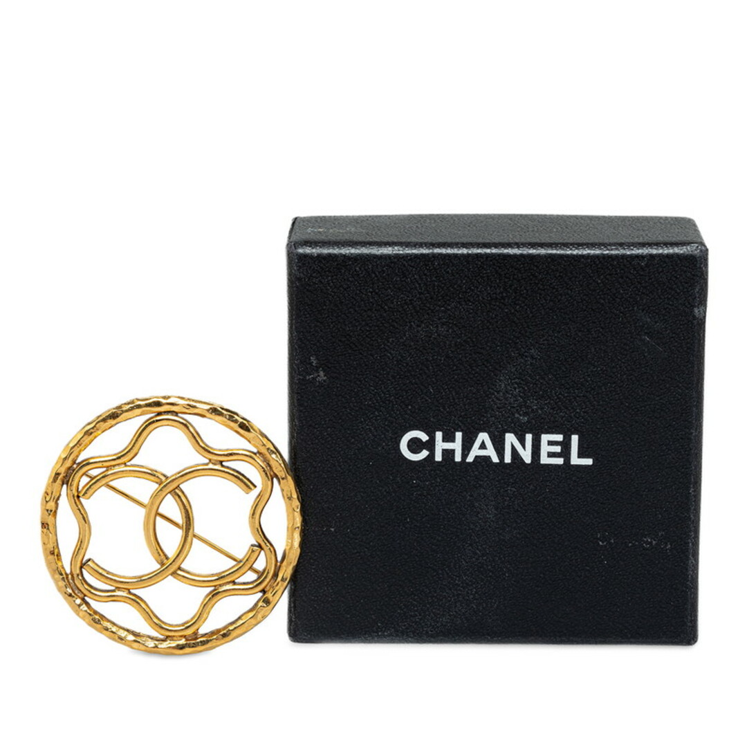 CHANEL(シャネル)のシャネル ココマーク サークル ブローチ メッキ レディース CHANEL 【222-44032】 レディースのアクセサリー(ブローチ/コサージュ)の商品写真