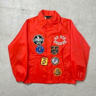 チャンピオン(Champion)の60年代~70年代 USA製 Champion チャンピオン 三角ランタグ ナイロンコーチジャケット ワッペン メンズS-M相当(ナイロンジャケット)