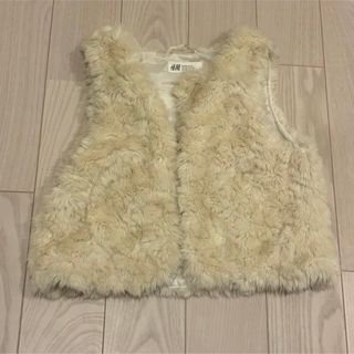 H&M - ファーベスト(キッズ130cmくらい)