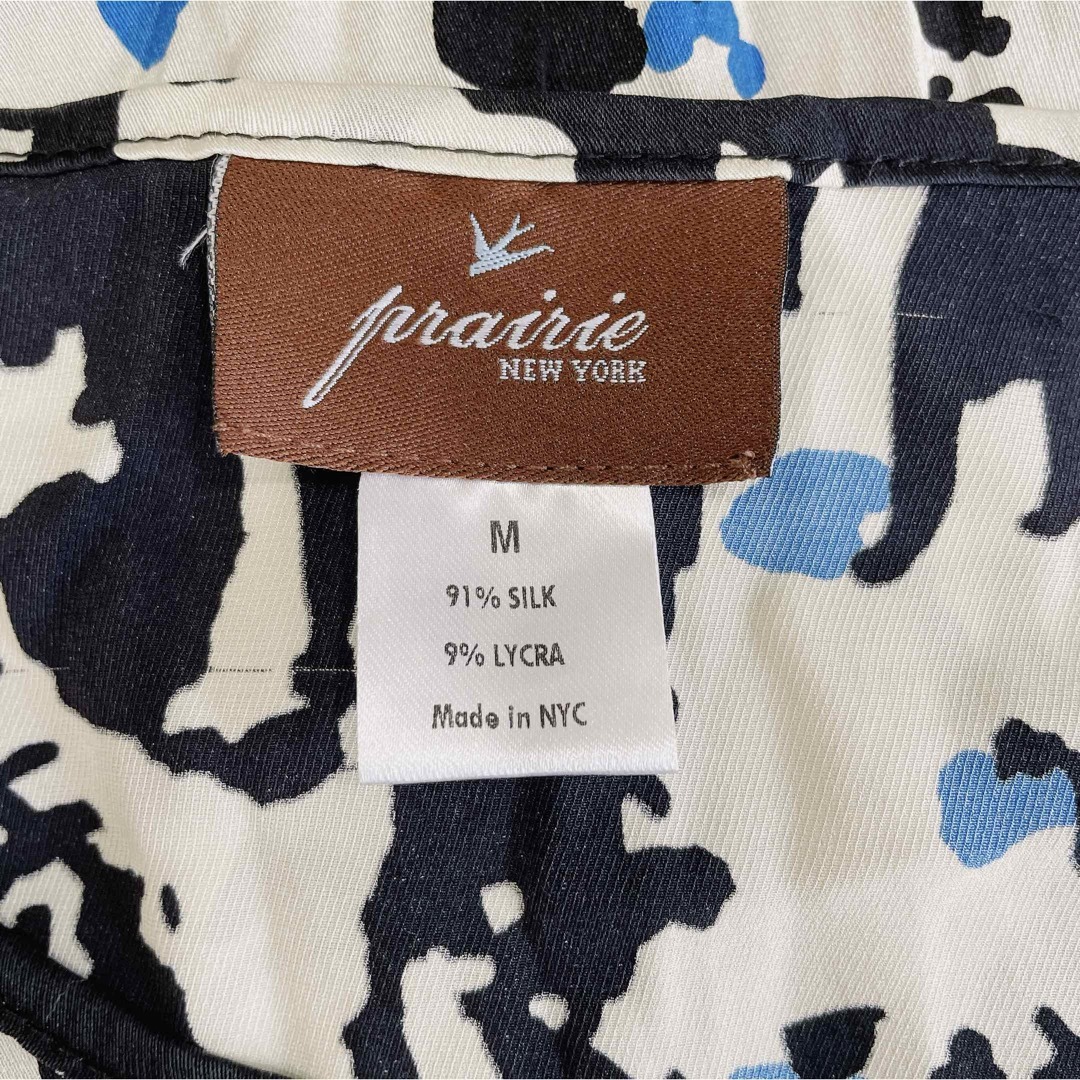 PRAIRIE(プレリー)の【prairie NEW YORK】チュニック ワンピース シルク混 M 切替 レディースのトップス(チュニック)の商品写真