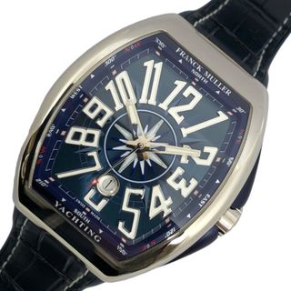 　フランク・ミュラー FRANCK MULLER ヴァンガード ヨッティング V45SCDTACBL ブルー SS/ラバーベルト 自動巻き メンズ 腕時計