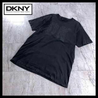 ダナキャランニューヨーク(DKNY)の90s 古着 DKNY ダナキャランニューヨーク Tシャツ シングルステッチ 黒(Tシャツ/カットソー(半袖/袖なし))