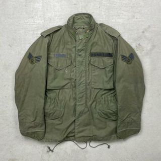 81年納品 80年代 U.S.ARMY 米軍実品 M-65 3rd ミリタリー フィールドジャケット MEDIUM REGULAR メンズ(戦闘服)