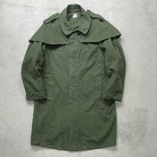 50年代~60年代 フランス軍 フロックコート レインコート ユーロミリタリー メンズXL相当(戦闘服)