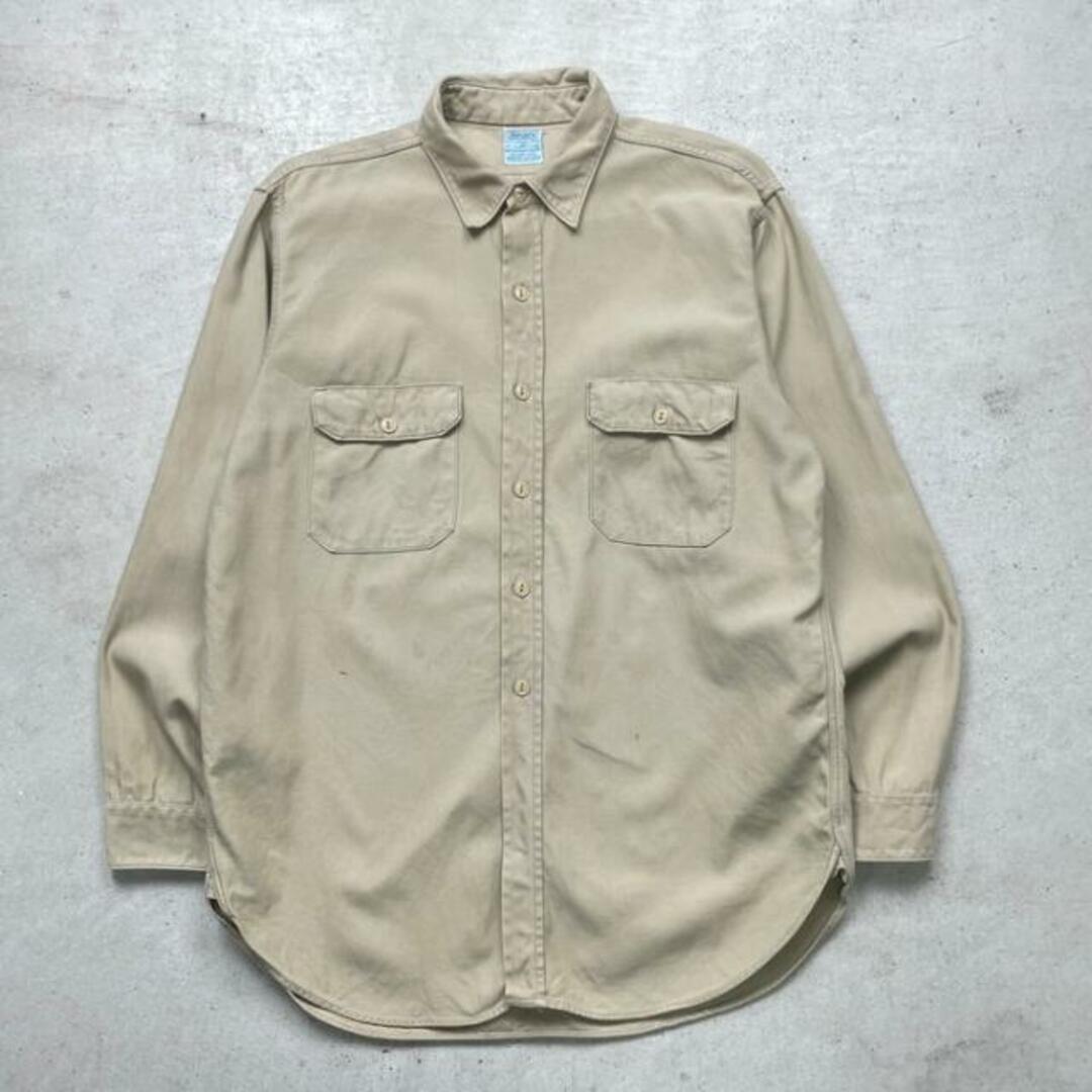 50年代 SEARS MOUNTAIN CLOTH シアーズ マチ付き ワークシャツ 50年代 SEARS MOUNTAIN CLOTH シアーズ マチ付き ワークシャツ
