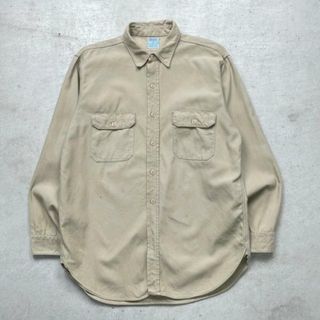 50年代 SEARS MOUNTAIN CLOTH シアーズ マチ付き ワークシャツ メンズXL相当(シャツ)