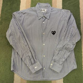 コムデギャルソン(COMME des GARCONS)のPlay Comme Des Garcons ストライプ シャツ L(シャツ)