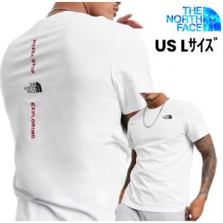 ザノースフェイス(THE NORTH FACE)の【海外限定】TNF メンズ　ホワイト  US/L　日本サイズXL(Tシャツ/カットソー(半袖/袖なし))