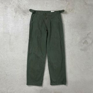 60年代 フランス軍 AIR FORCE メカニックパンツ ユーロミリタリーパンツ メンズW32相当(戦闘服)